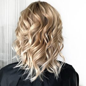 Blonde Balayage Hair Style Edmonton